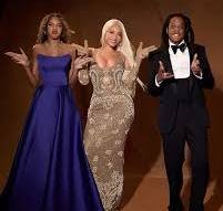 Blue Ivy Carter at a red carpet event looking stylish in high-end fashion